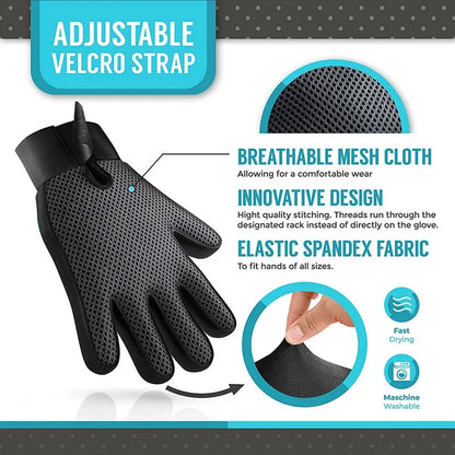 Pet Grooming Glove for Dog and Cat