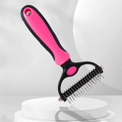 A Pet Double-sided Knot Comb Dog and Cat Beauty Hair Removal