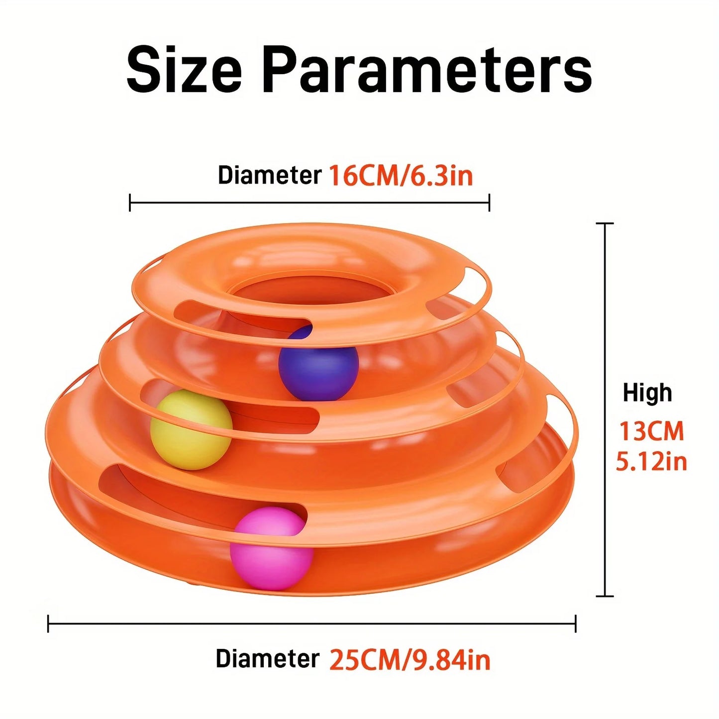 Cat Four Layer Turntable Toy Educational Play