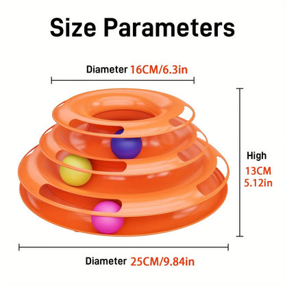 Cat Four Layer Turntable Toy Educational Play