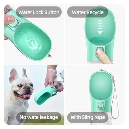 Bouteille d'eau de voyage pour chien pour animaux de compagnie chiens chats