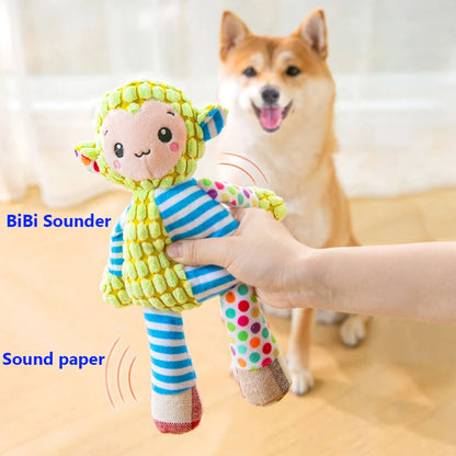 Pet Plush Squeaky Interactive Toy for Dog