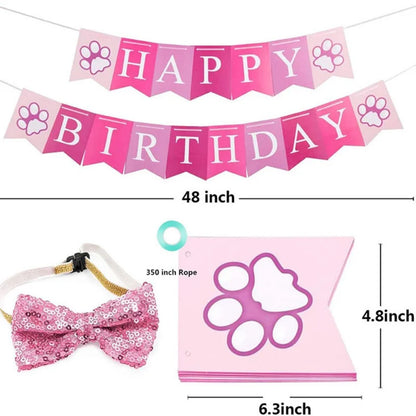 Dog Happy Birthday Decoration Costume