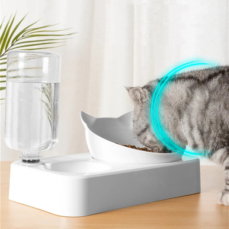 Distributeur d'eau automatique pour chat 2 en 1