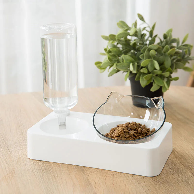 Distributeur d'eau automatique pour chat 2 en 1