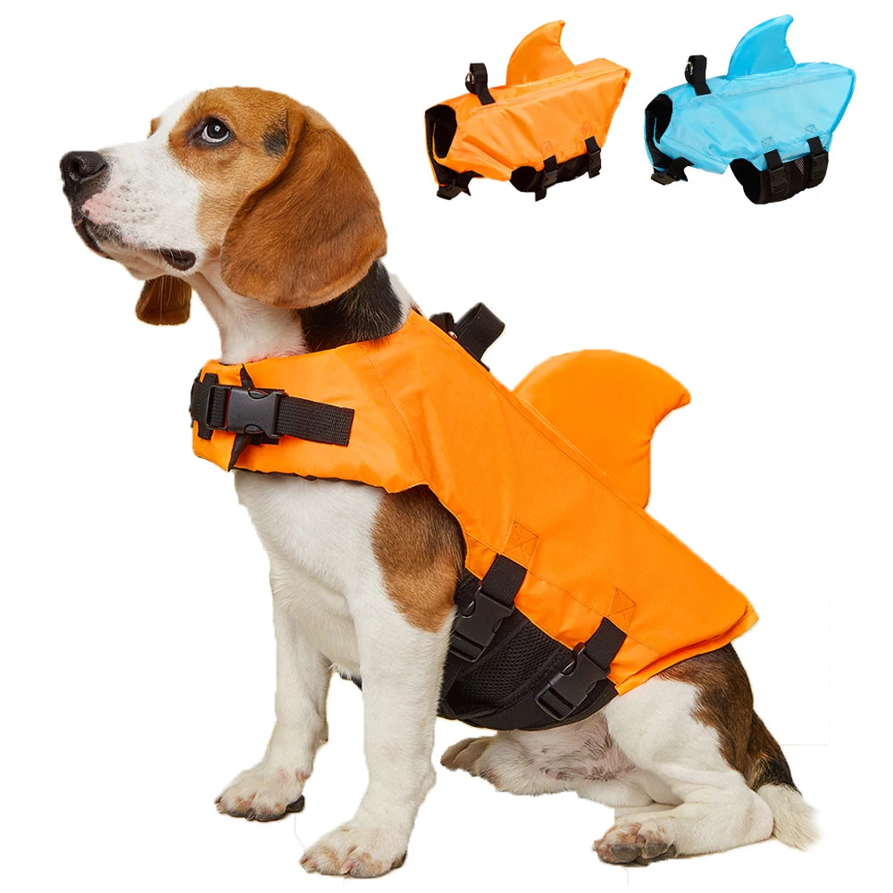 Shark Dog Safety Vest with Handle