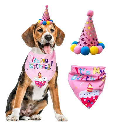 Dog Happy Birthday Decoration Costume