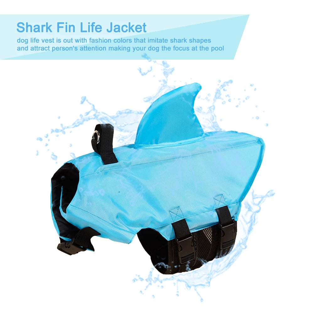 Shark Dog Safety Vest with Handle