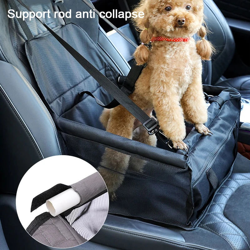 Housse de siège de voiture pour chien Hamac pliable Transporteurs pour animaux de compagnie