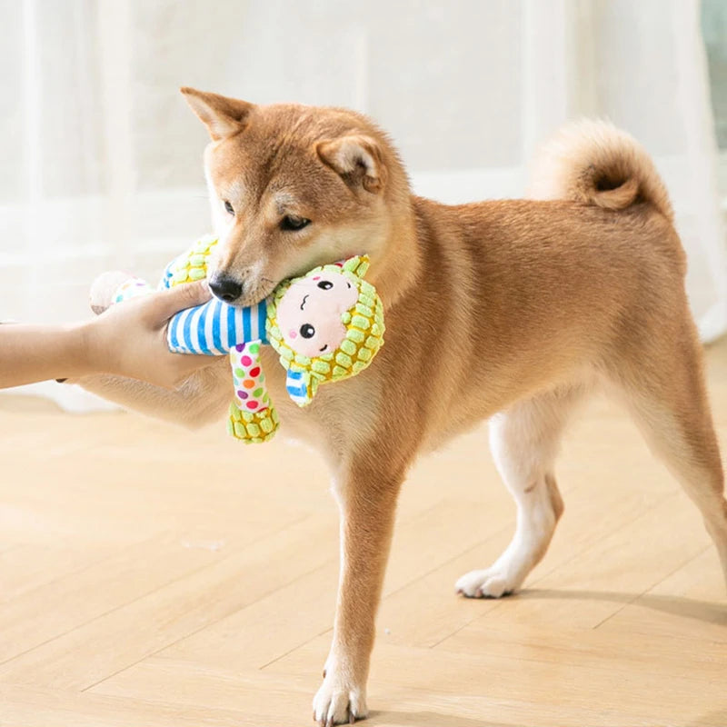 Pet Plush Squeaky Interactive Toy for Dog