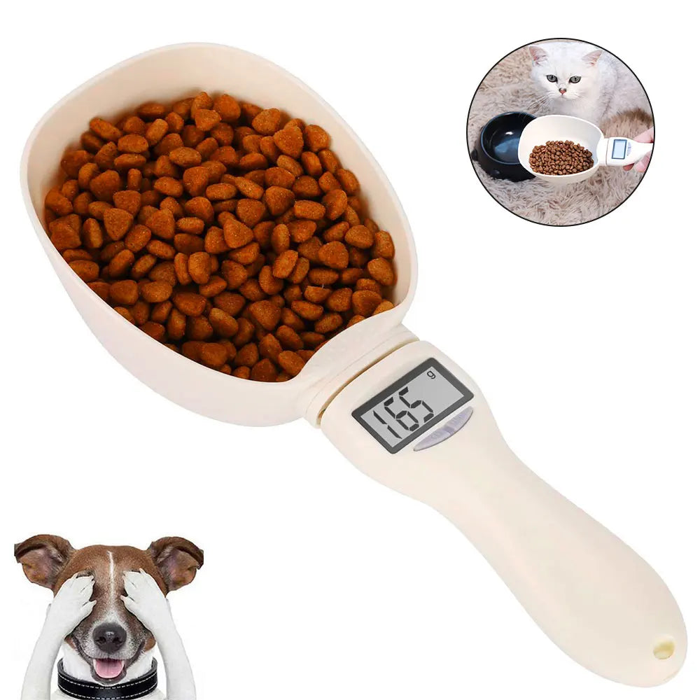 Pet Food Measuring Scoop Electronic Scale for Dog and Cat