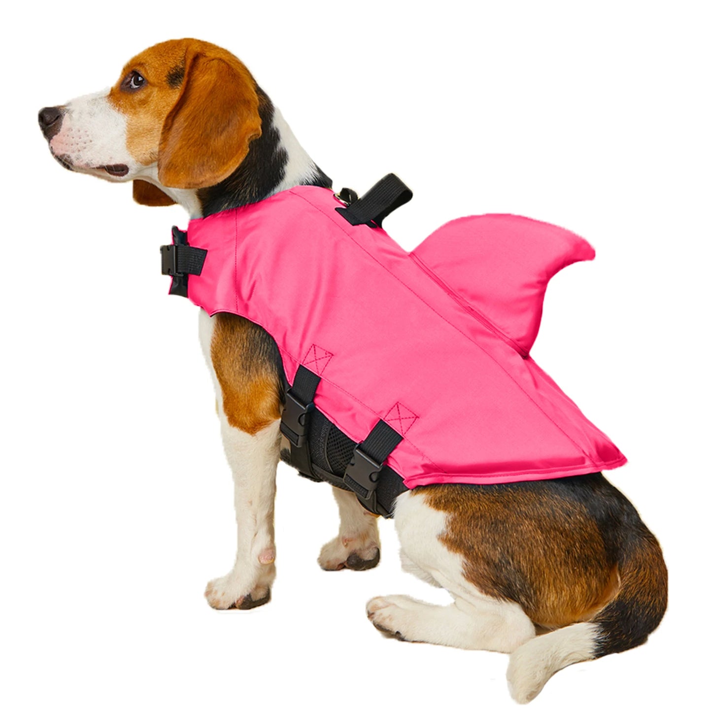 Gilet de sauvetage pour chien avec motif requin