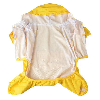 Pet Dog Raincoat Reflective Hooded Waterproof