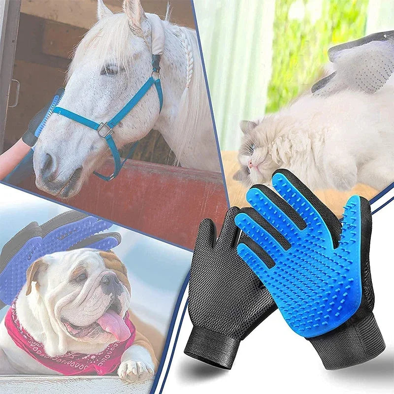 Pet Grooming Glove for Dog and Cat