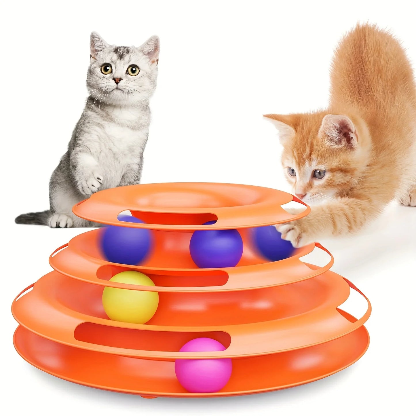 Cat Four Layer Turntable Toy Educational Play