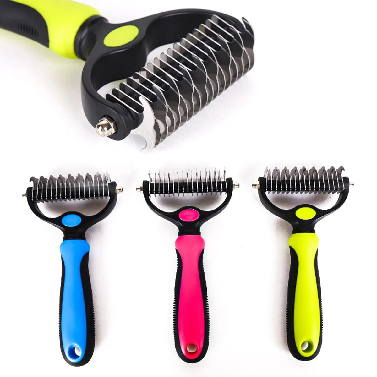 A Pet Double-sided Knot Comb Dog and Cat Beauty Hair Removal