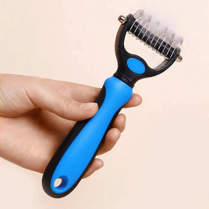 A Pet Double-sided Knot Comb Dog and Cat Beauty Hair Removal