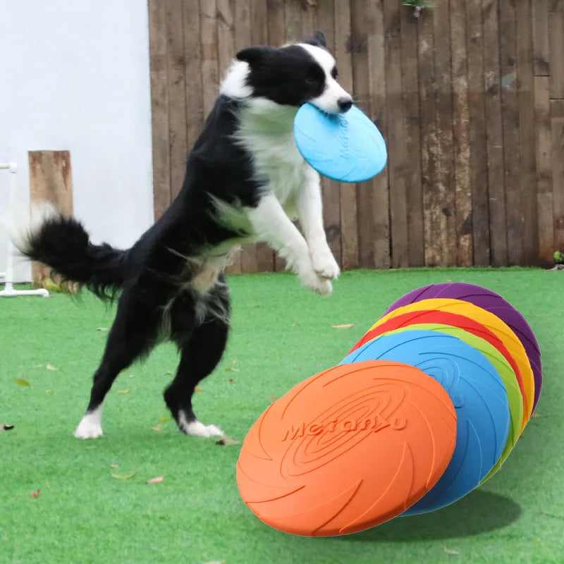 Bite Resistant Flying Disc Toys For Dog Interactive Game