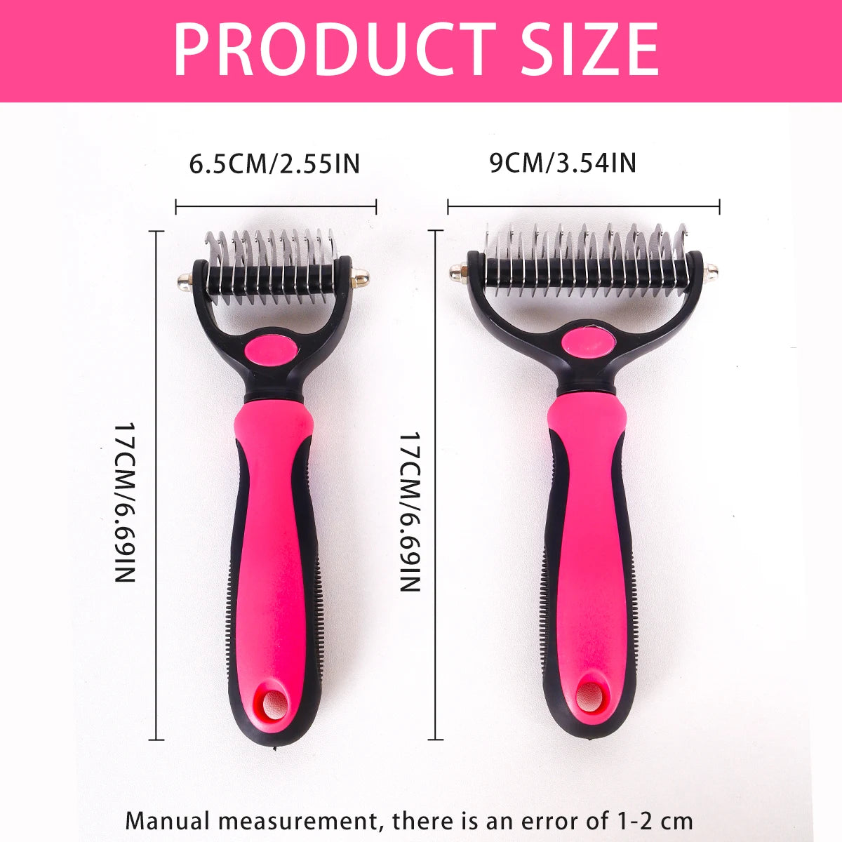 A Pet Double-sided Knot Comb Dog and Cat Beauty Hair Removal