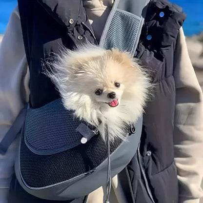 1Pc Zaino per cani Borsa a tracolla da viaggio in rete