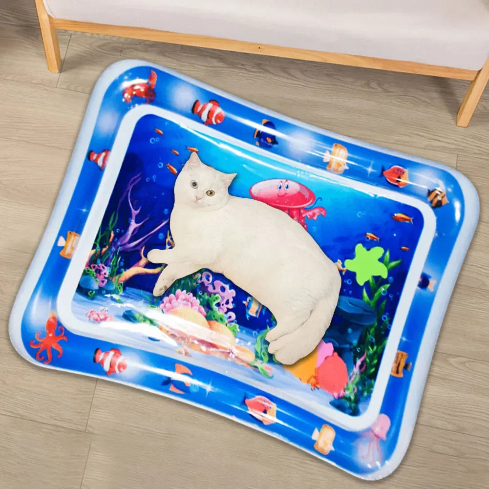 Tapis d'eau sensoriel pour chat